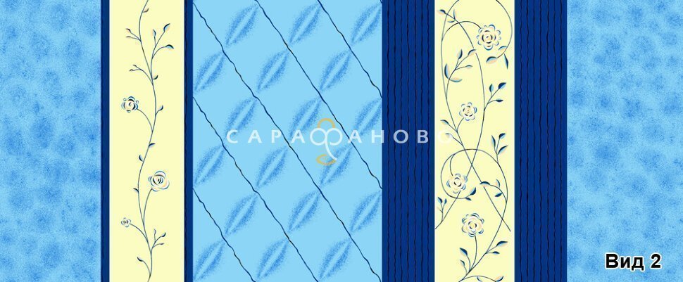 Бязь набивная 150 см 100 гр. рис 300 вид 2