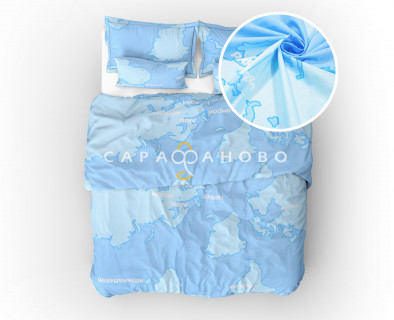 Ткань Поплин 150 см 115 гр рис Суперкар вид 1 (компаньон)
