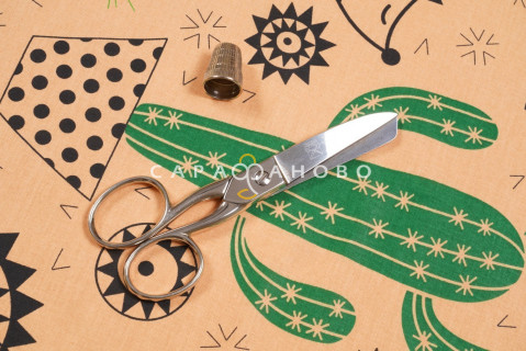 Ткань бязь 220 см рис "Ёжики" рис 11850 вид 2