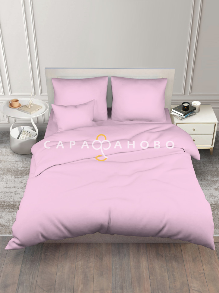 Ткань Бязь гладкокрашеная 220 см 120 гр цвет Сакура