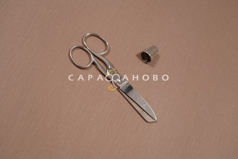 Ткань Сатин 220 гладкое крашение 16160 Какао
