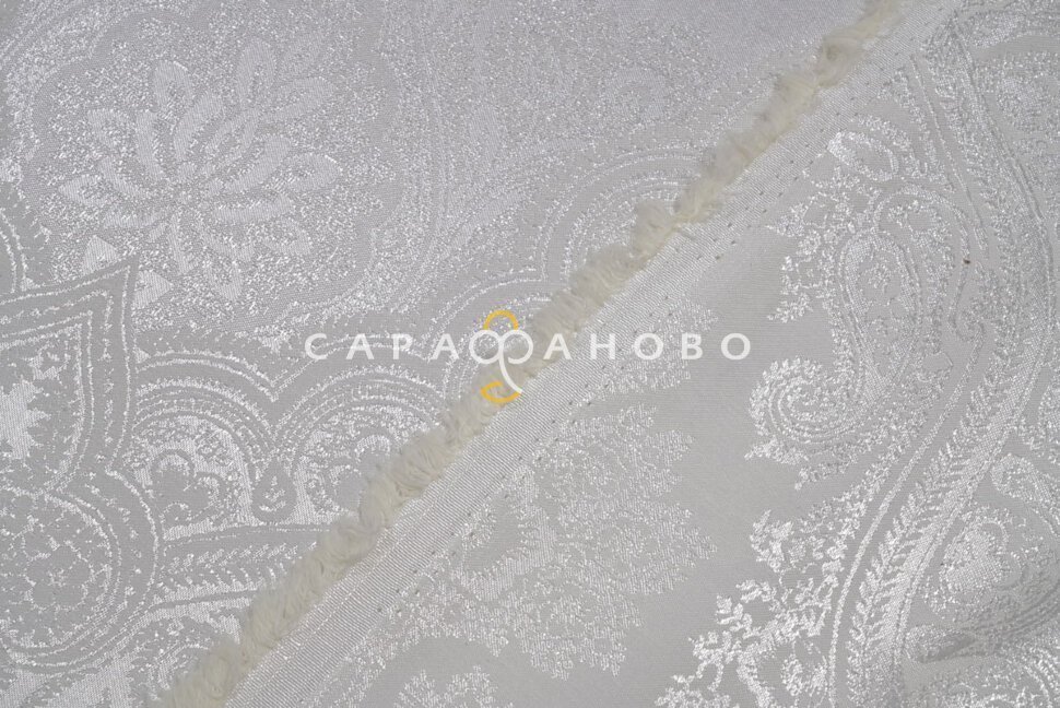 Ткань Сатин жаккард смесовой рис 303 (основа)