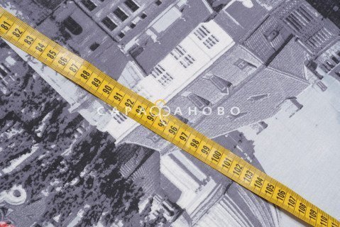 Ткань Перкаль 220 см рис. 193411 Прага (основа)