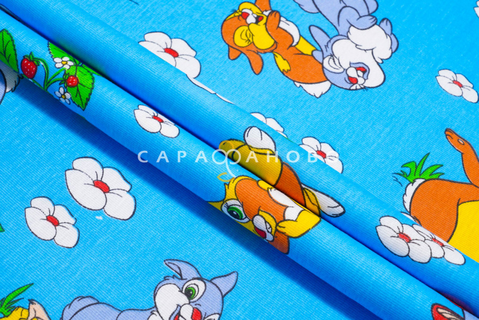 Ткань Бязь 150 см 100 гр/м2 рис. 3030-1