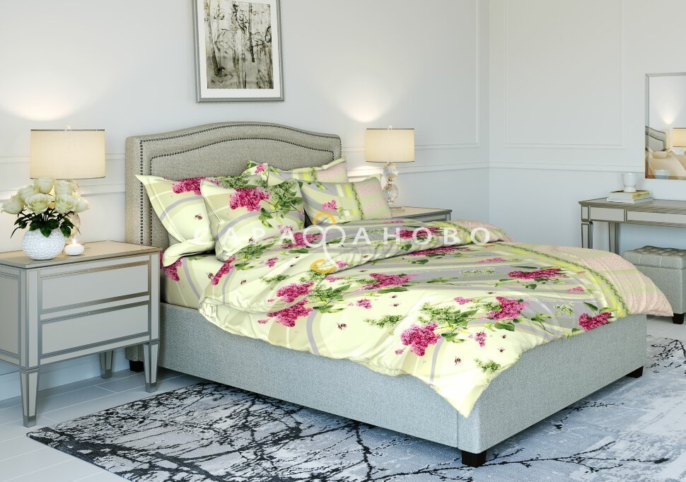 Ткань Бязь 150 см рис. 3675-1 