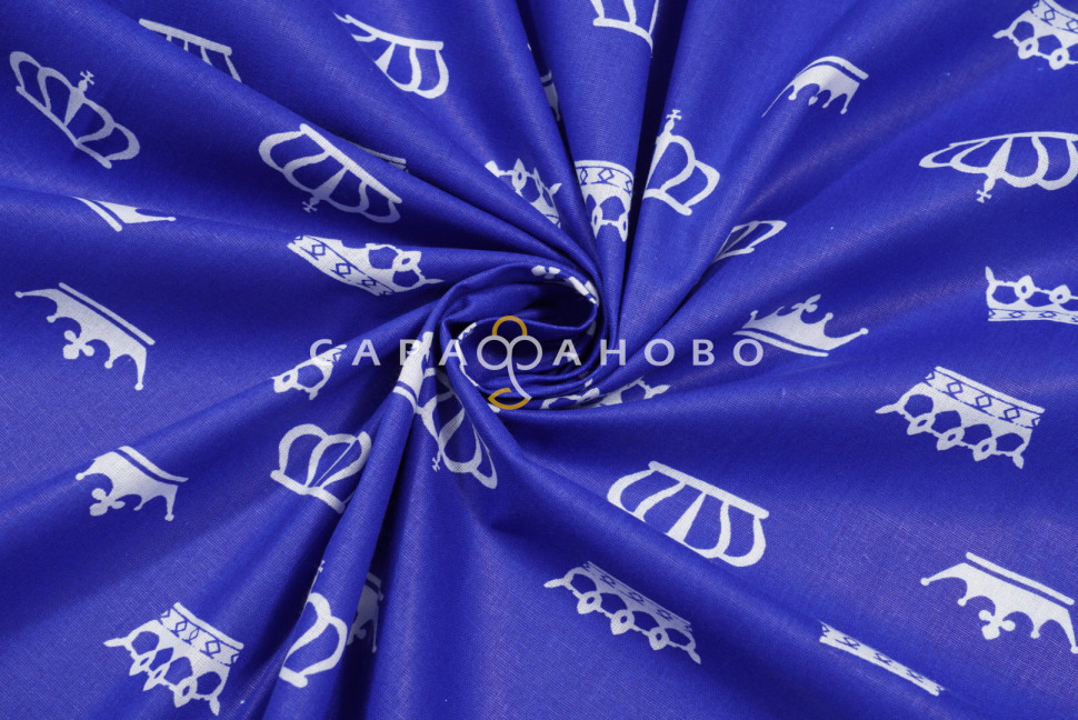 Ткань Бязь детская 150 см 120 гр Короны 1694-21