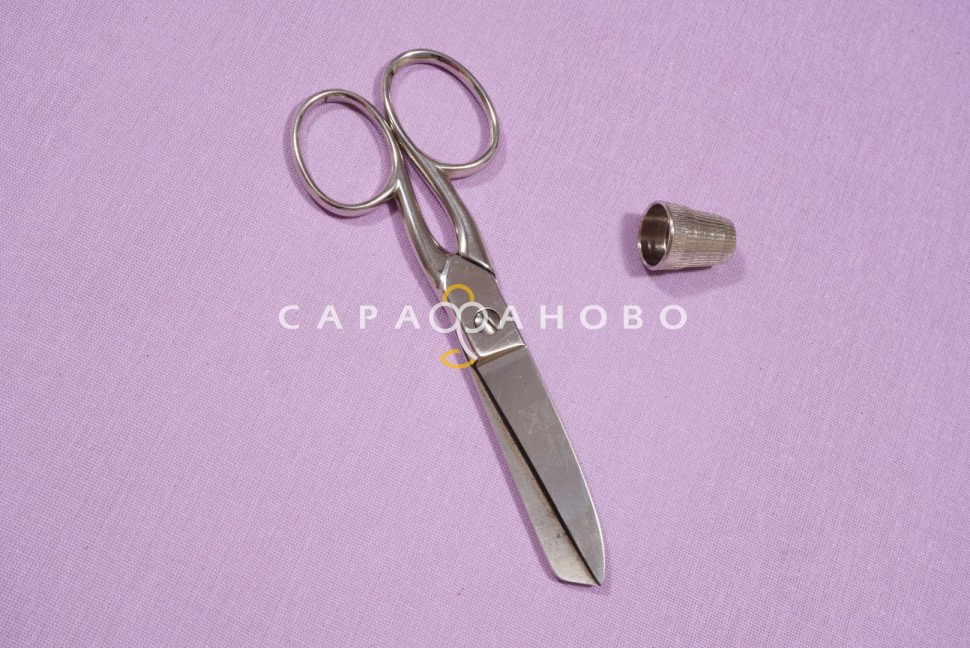 Ткань Бязь 150 см 120 гр рис. Сиреневый вид 2/3