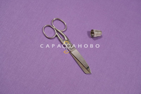 Ткань поплин 220 см "Сливовый" рис 70036-1