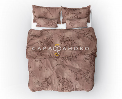 Ткань бязь 150 см 140 гр рис. 295в1/1 Ботаника