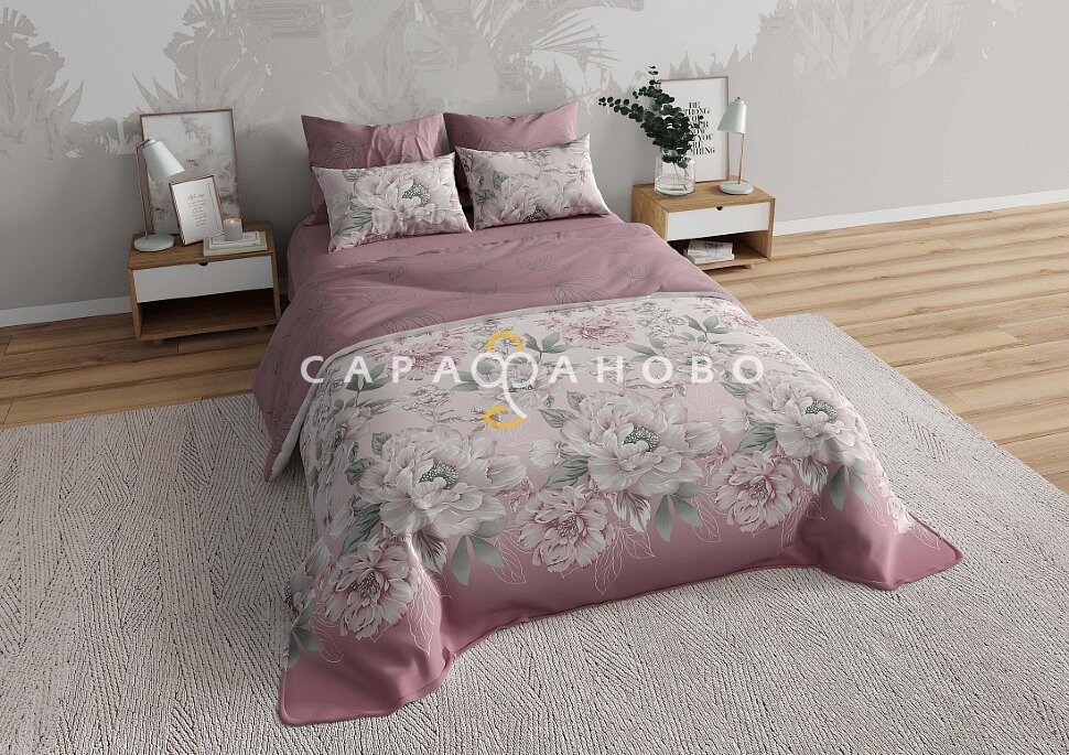 Ткань Перкаль 220 см рис. Камея 1 (компаньон)