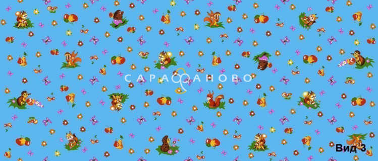 Ткань бязь детская 150 см ГОСТ рис 1231 вид 3