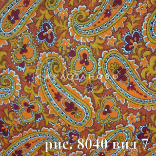 Ткань Бязь 150 см Плательная Коллекция рис 8040 вид 7