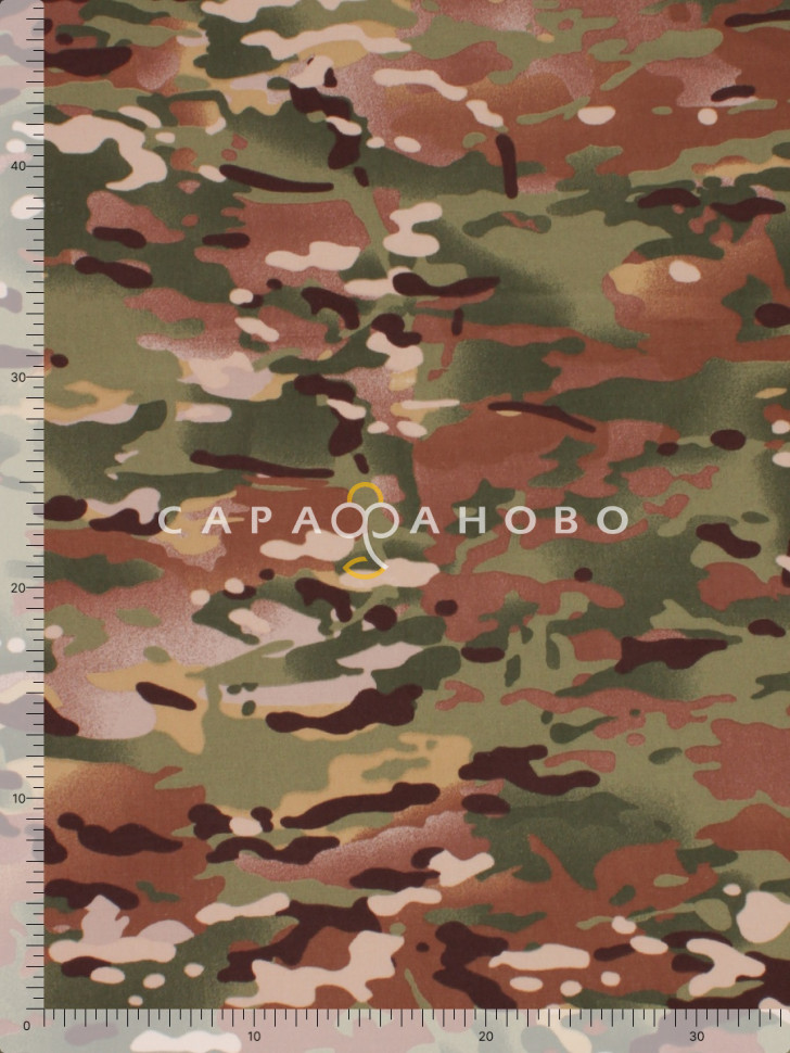 Саржа набивная 150 см, 1113-1 Мультикам 260 +/- 13 г/м2