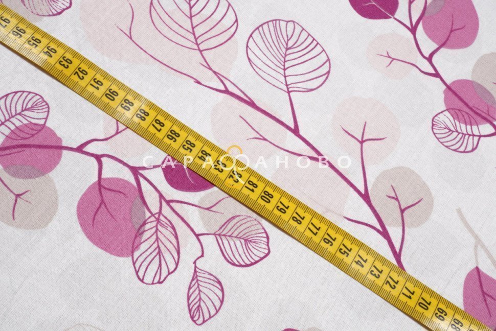 Ткань Бязь 220 см 120 гр рис. 288в9/2 Эвкалипт