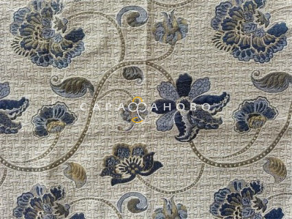Гобелен эк 150 см 280 гр КИТАЙ рис JF-385-2 blue D 