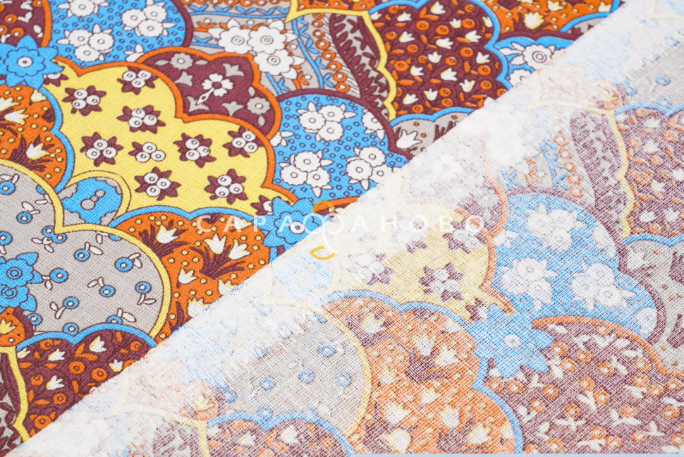Ткань Ситец 80 см рис 21505-1
