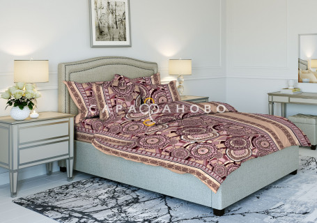 Ткань Бязь 150 см рис.  9276-2 "Ореол"