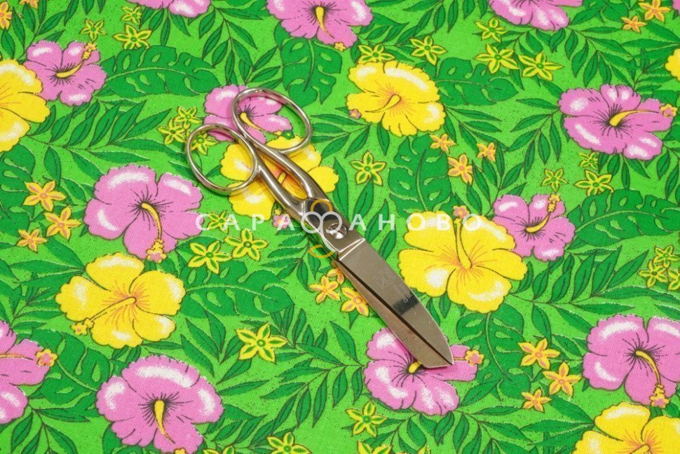 Ткань бязь 150 см плательная коллекция рис 1324 вид 2