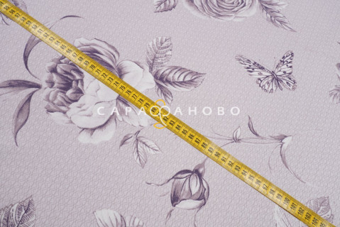Ткань Поплин 220 см рис. 11741-1 Ювента (основа)