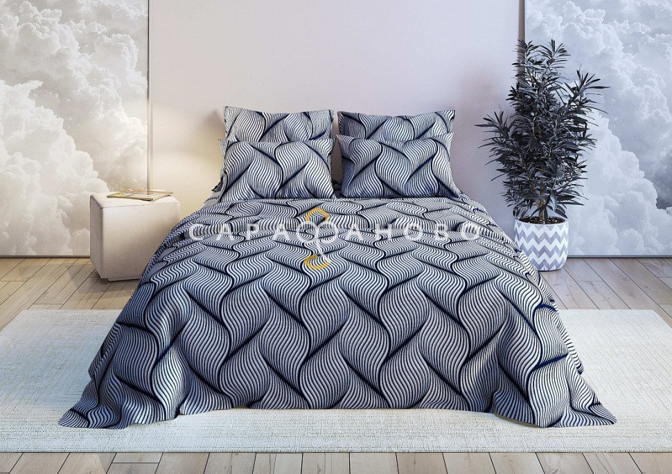 Ткань Бязь 220 см рис. 465-1 Эшер (основа)