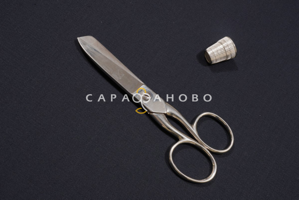 Ткань Саржа 150 см 260 гр №316 Чёрный