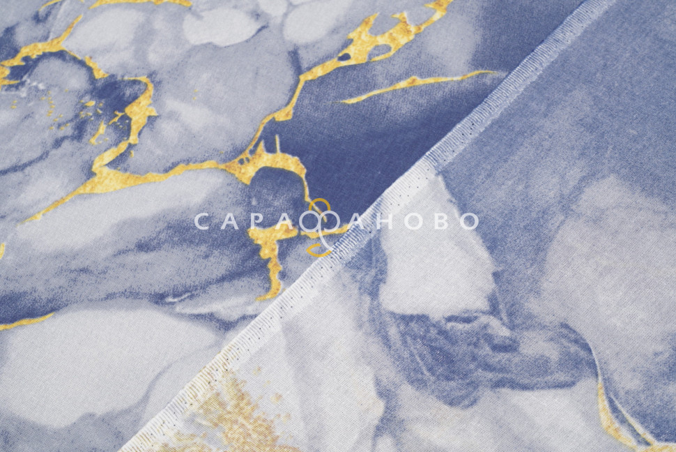 Ткань Бязь 150 см 120 гр рис Мрамор вид 8 серый