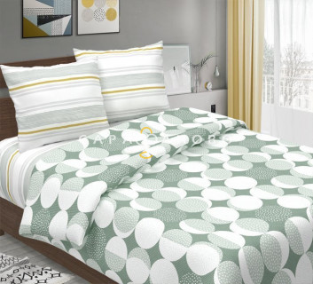 Ткань Бязь 220 см рис. 866-1 Рондо (основа)