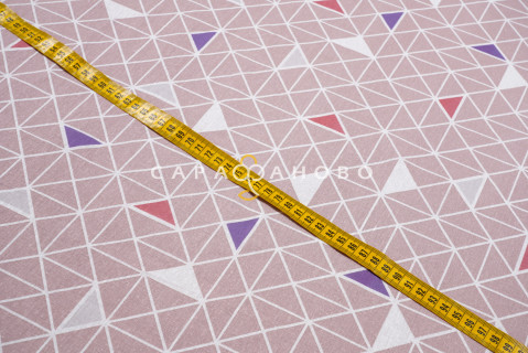 Ткань Бязь 150 см 105 гр рис. 122в1/10  Треугольники