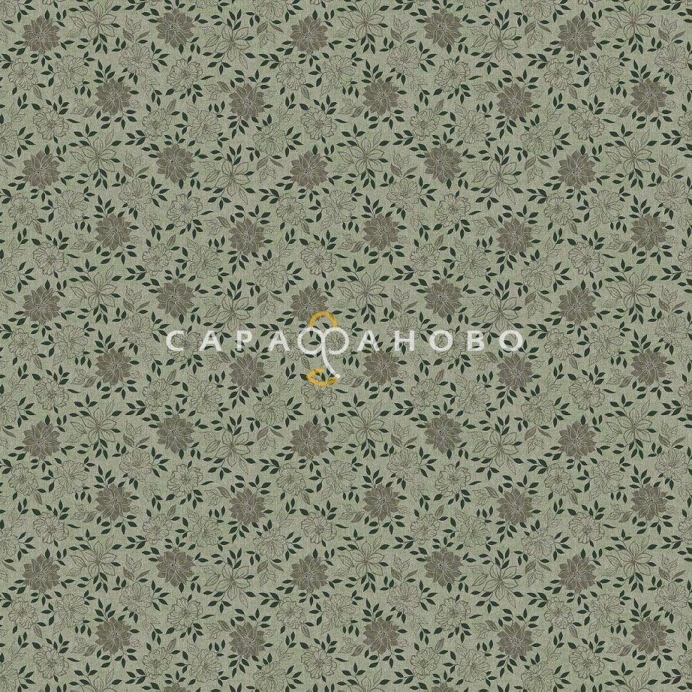 Ткань Пестроткань Меланж 220 см 6852-6 Цветы