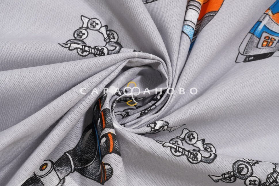 Ткань бязь 150 см рис. 7419/1 Роботы