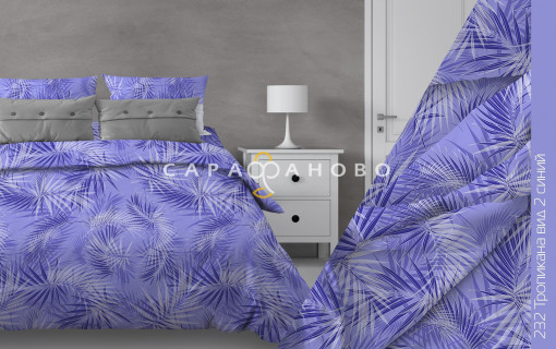 Ткань Бязь 220 см 120 гр рис. 232в2 Тропикана