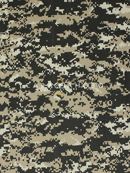 Ткань Саржа костюмная набивная 150 см, 860-2 Точка
