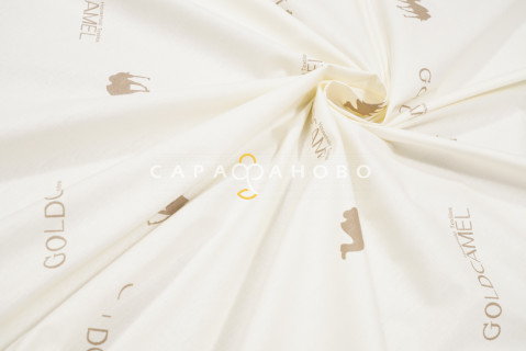 Ткань Тик 100% хлопок 220 см набивной диз GOLD CAMEL М