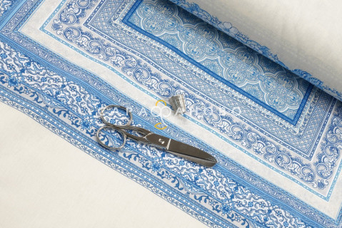 Ткань Бязь Комфорт 150 см Платки головные "Tenerezze" рис 13186 вид 4