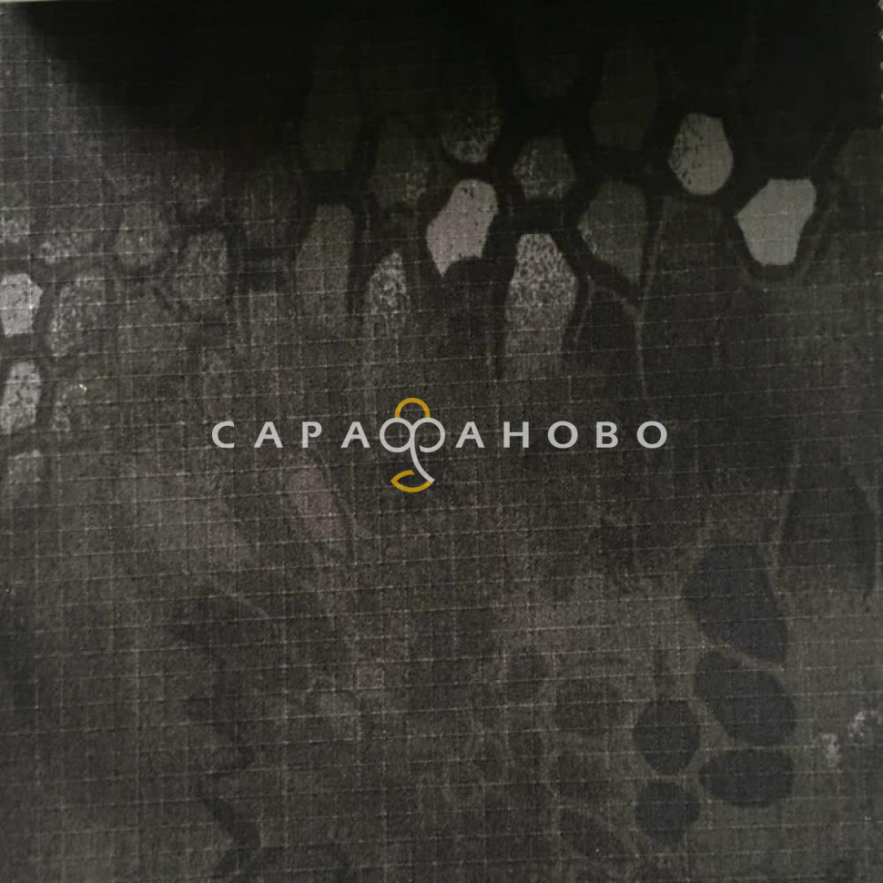 Ткань ТиСи 150 см 120 гр черный питон В028