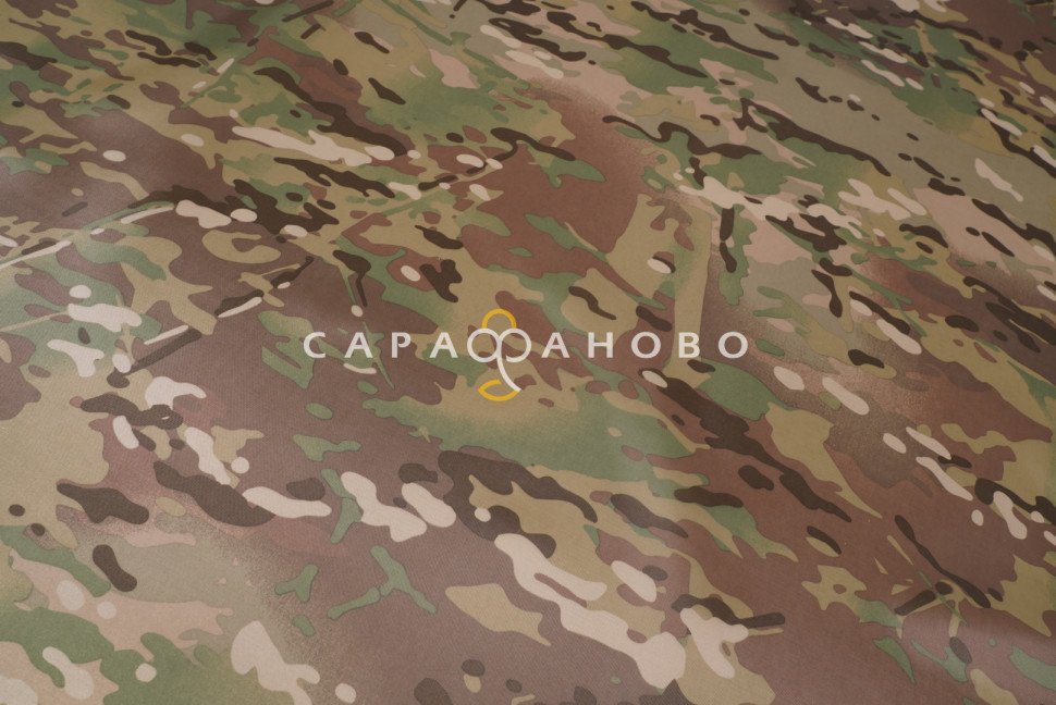 Ткань Оксфорд 200 КМФ PU1000 150 см мультикам 91