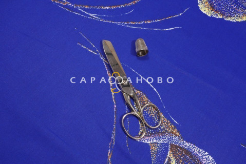 Ткань Поплин 220 см рис. 23082-1 Каллы