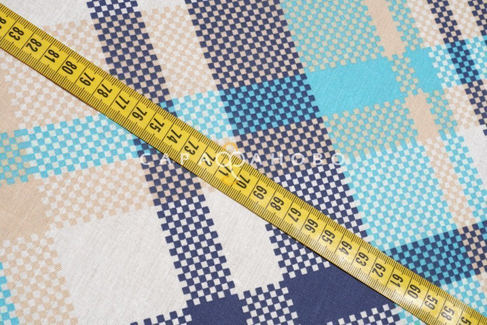Ткань Бязь 150 см 120 гр рис. 167в4/1 Лондон
