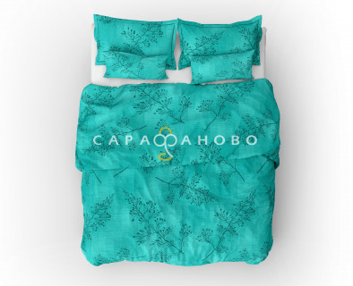 Ткань Бязь 150 см 120 гр рис. 295в3/2 Ботаника